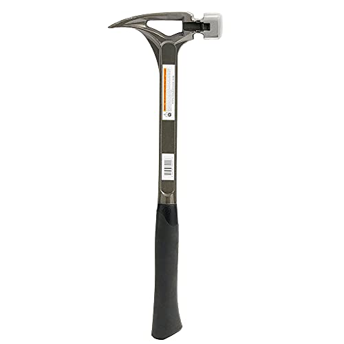 Dead On DOS22S 22-Ounce 18-Inch Steel Smooth Face Hammer, silver