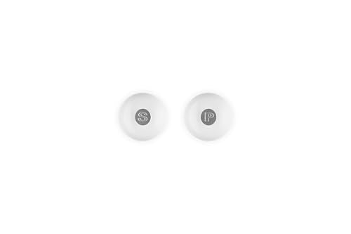 Le Creuset Salt and Pepper Mill Set 8-Inch, White