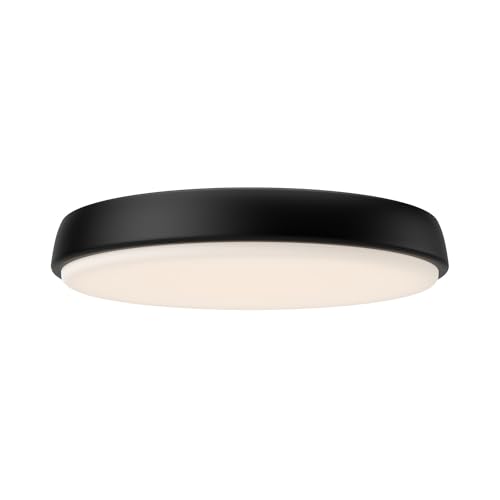 Alora Mood FM503715MB Laval Flush Mount, LED, Matte Black