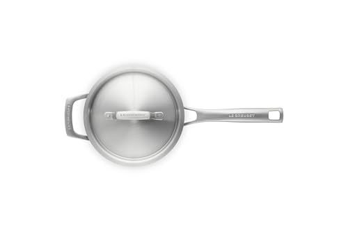 Le Creuset Stainless Steel Essential Saucepan, 3qt