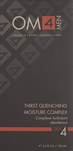 Organic Male OM4 Dry Step 4 - Thirst Quenching Moisture Complex Moisturizer Lotion for Men with normal to dry skin
