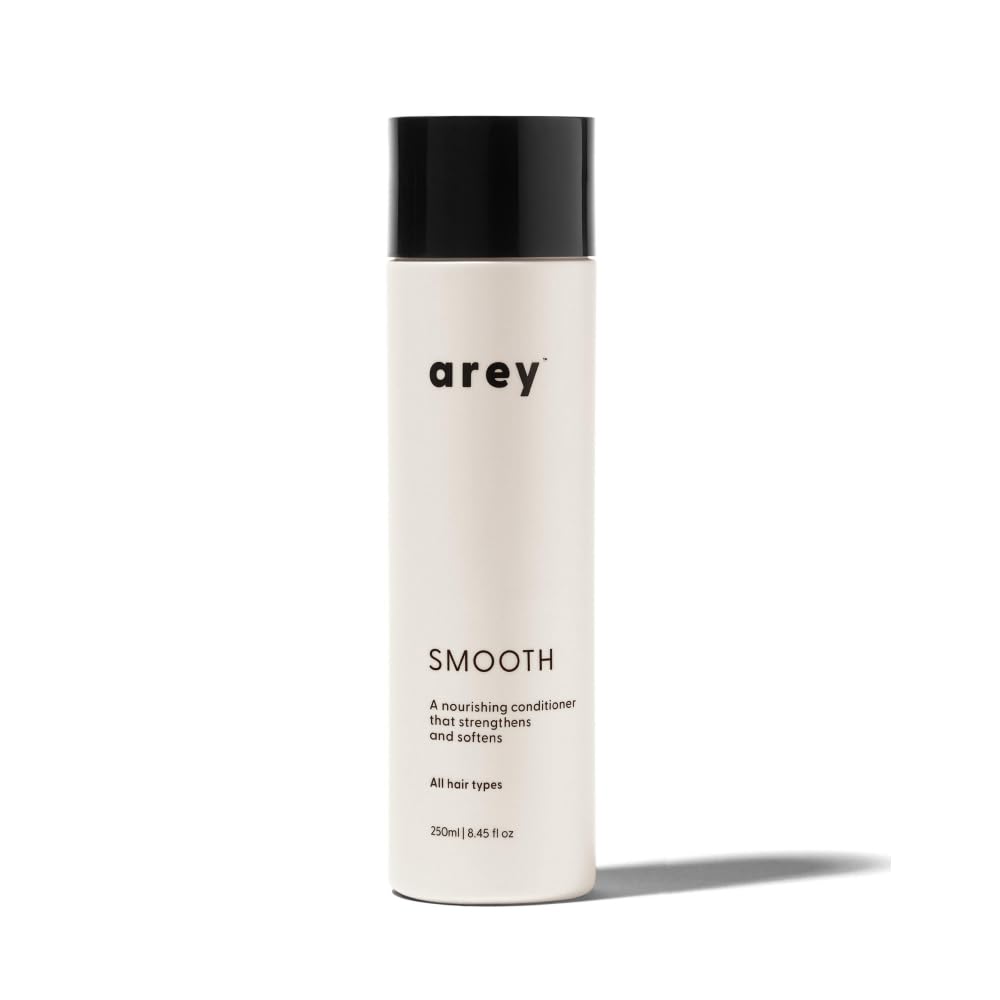 Arey Smooth Conditioner | Reduce the Signs of Aging Hair | Retains Moisture, Promotes Smoothness | For Use with Wash Shampoo | Vegan, Gluten-Free, Residue-Free & Cruelty-Free (8.45 Fl Oz, 30 Uses)