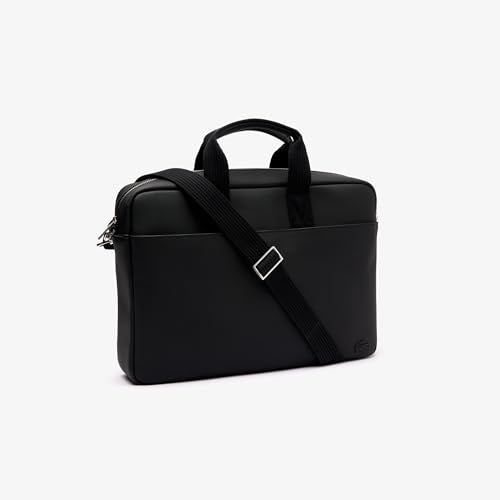 Lacoste Men's Classic Computer Bag, Black Petit Pique, One Size