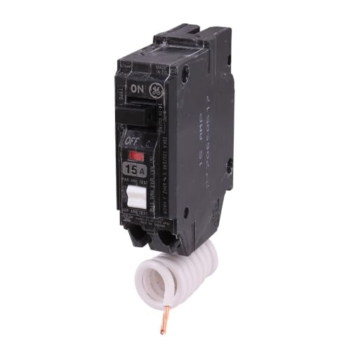 ABB Q-Line® THQL1115AFP2 15A Single Pole AFCI Circuit Breaker • 10kAIC, 120/240V • 1-Pole Arc Fault Circuit Interrupter • Quick-Make/Quick-Break Mechanisms • Plug-in Mount Type