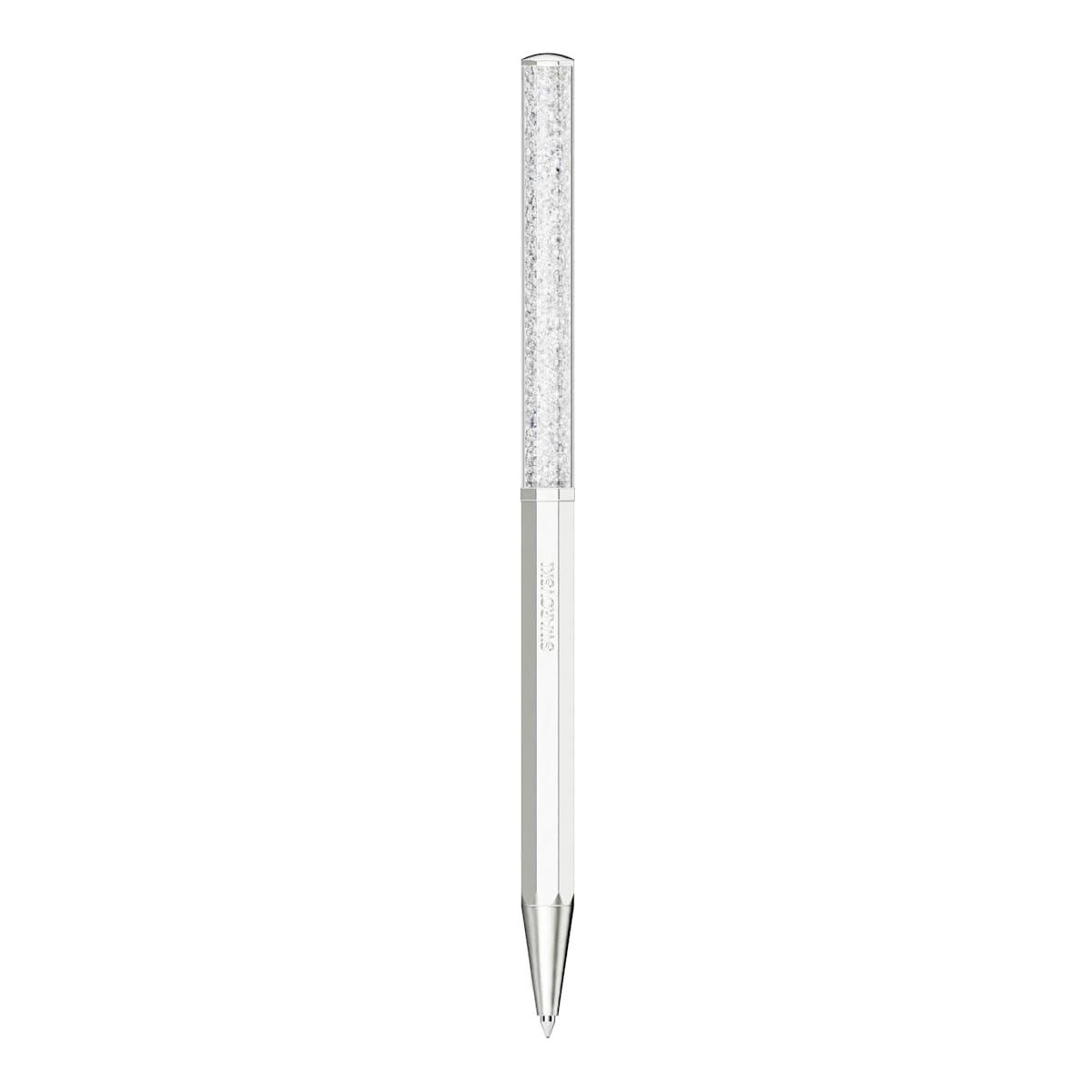 SWAROVSKI Crystalline ballpoint pen, White, White lacquered