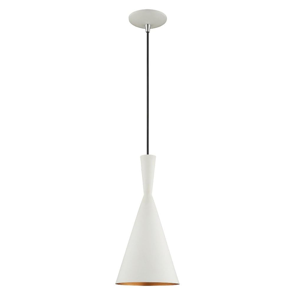 Livex Lighting 1 Light Black Mini Pendant