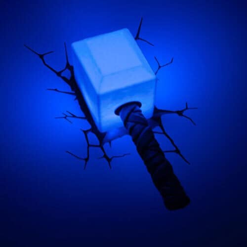 3DLightFX Marvel Avengers Thor Hammer 3D Deco Light