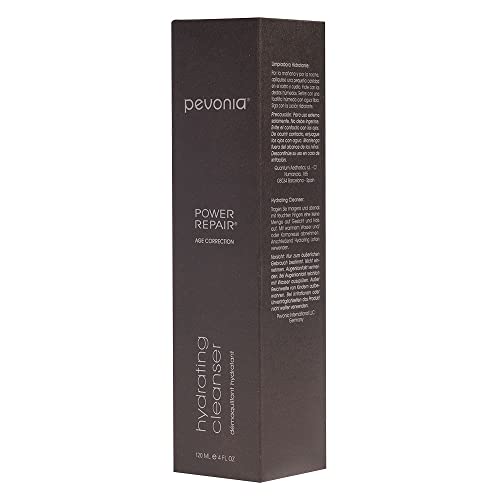 Power Repair Age Correction Hydrating Cleanser - Facial Skin Care Products from Pevonia Natural Skincare - Anti Aging Face Wash Cream with Collagen - Face Moisturizer, Makeup Remover - 4 Fl Oz (Pack of 1)