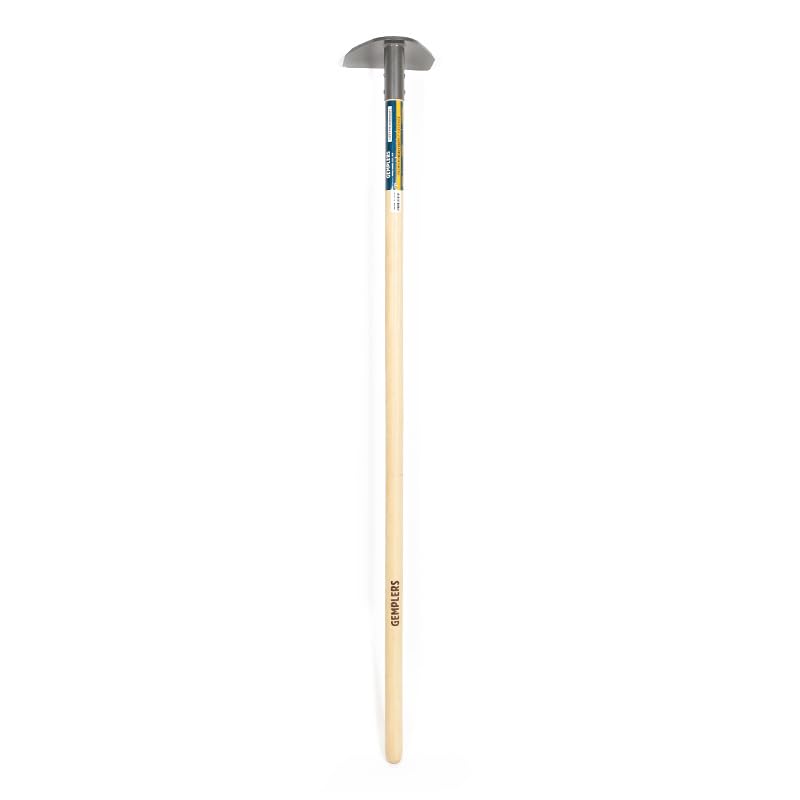 Gempler's 7" Field Hoe with Wood Handle for Weeding and Cultivating, Steel Gardening Tool