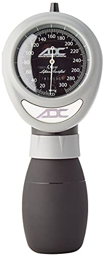 ADC - 731-BK Multikuf 731 3-Cuff EMT Kit with 804 Portable Palm Aneroid Sphygmomanometer, Small Adult, Adult and Large Adult Blood Pressure Cuffs (19-50 cm), Nylon Zipper Storage Case, Black