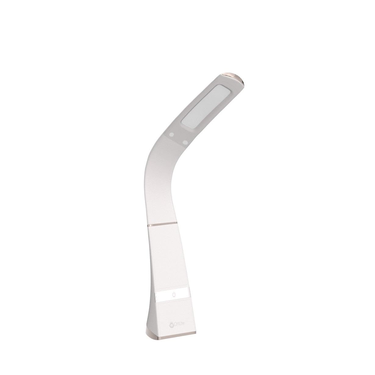 OttLite Recharge LED Desk Lamp with ClearSun LED Technology - Portable, Dimmable & Flexible Gooseneck - Travel-Friendly Task Lamp with Rechargeable Battery - for Home, Reading, Office & College Dorms