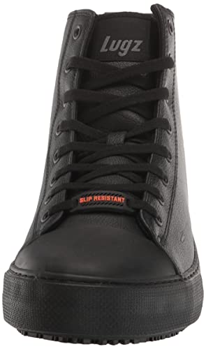 Lugz Men's Stagger Hi Slip-Resistant Work Shoe, Black, 9.5 M US