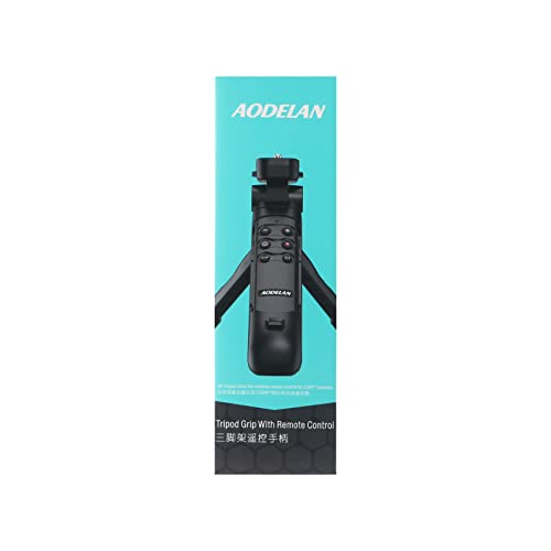 AODELAN Wireless Shooting Grip Tripod with Remote Control for Vlogging, for Sony ZV-E10,ZV-1F, ZV-E10 II, a6100, a6400, a6600, a7 III, a7R III, a7R IV, a9, a9 II, Replace Sony GP-VPT2BT