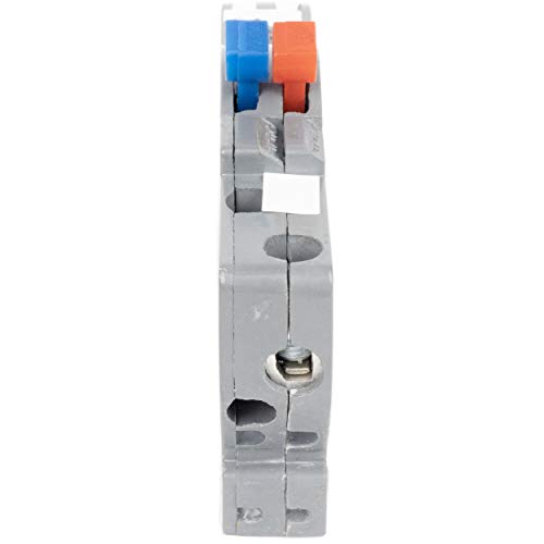 Connecticut Electric UBIZ1520 Newly Manufactured Zinsco R381520 Replacement, Twin/Tandem 15/20 Amp Thin Series Circuit Breaker, Gray