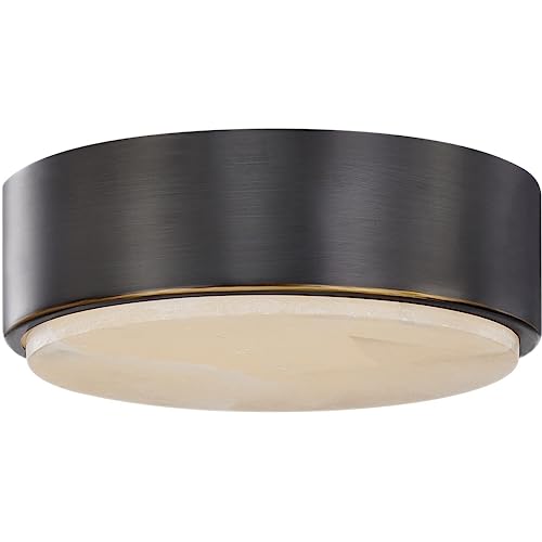 Alora FM325108UBAR Blanco Flush Mount, LED, Urban Bronze/Alabaster