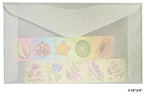 Guardhouse Glassine #5 Envelopes 3 ½ x 6” 89 x 152.5mm Pack of 1000