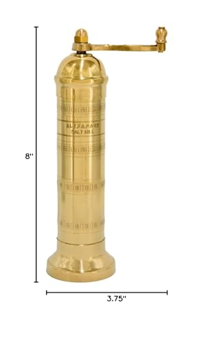 Alexander Home The Original European Mill (Brass, 8-Inch Salt)