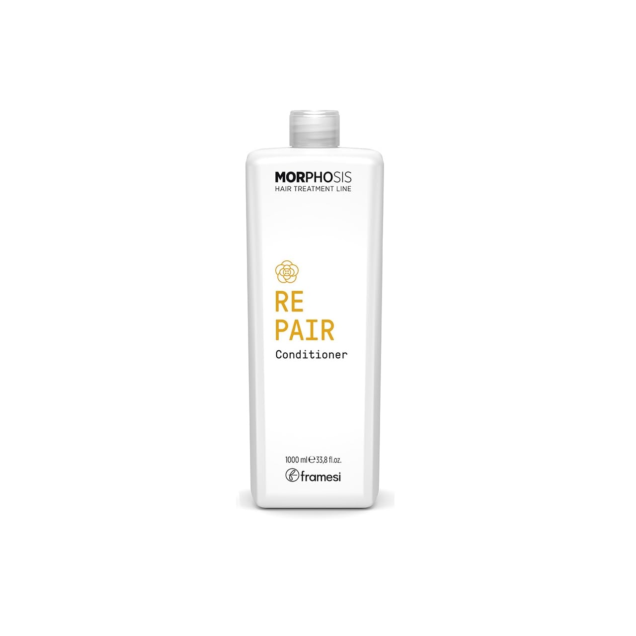 Framesi Morphosis Repair Conditioner 33.8 fl oz, Moisturizes and Strengthens Hair, Natural Ingredients, Color Safe