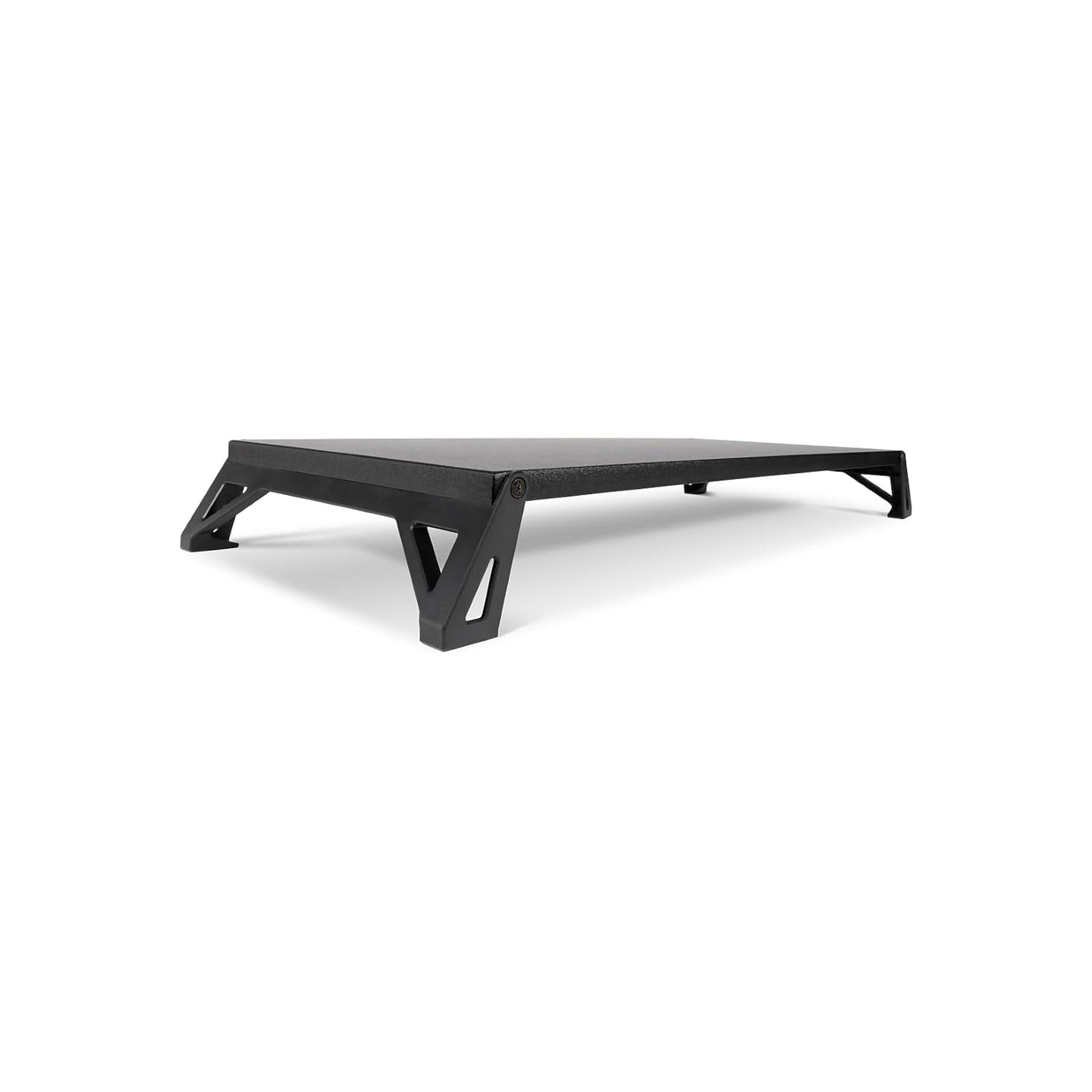 Allsop Lo Riser Monitor Stand, for 32" Monitors, 24" X 11" X 2" to 3", Black, Supports 30 Lb