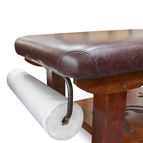 Disposable Table Sheets | Non Woven | 30 g/m2 | with Face Hole | Absorbent | Comfortable | Thick and Durable | Soft | Latex-free | 70" x 32" (1 Roll)