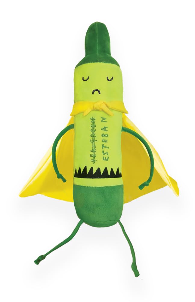 MerryMakers The Day The Crayons Quit Esteban Plush, 12-inch, Based on The bestselling Picture Books by Drew Daywalt and Oliver Jeffers