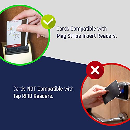 Hotel & Motel Magnetic Stripe Key Cards (500)