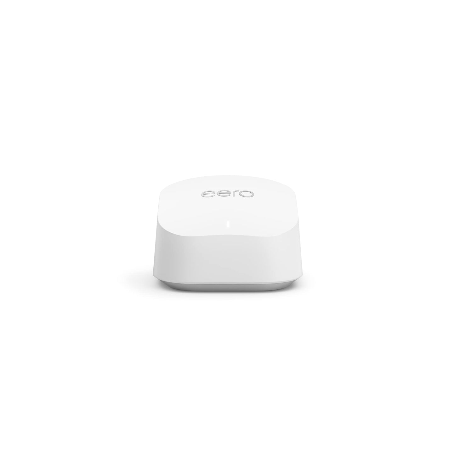 Like-New Amazon eero 6+ mesh wifi router - Supports internet plans up to 900 Mbps, Coverage up to 1,500 sq. ft., Connect 75+ devices, 1-pack