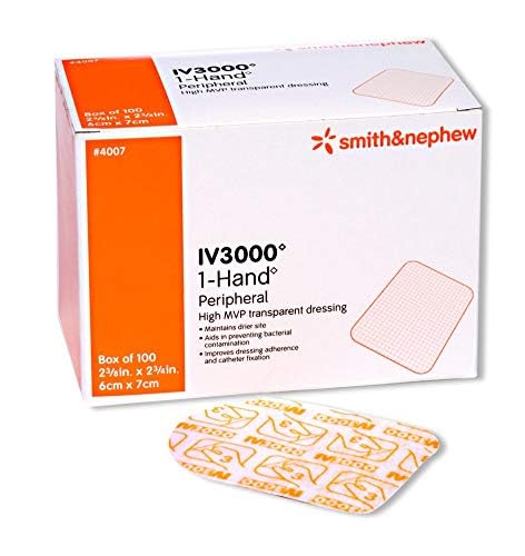 4008 Dressing IV3000 Wound LF Sterile Transp Film 4x4-3/4" 50 Per Pack Part No. 4008 by- Smith & Nephew Wound Care
