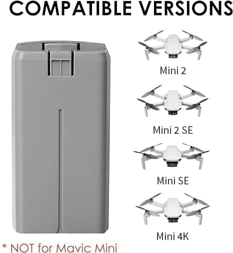 Aovee Mini 2 Series Battery Intelligent Flight 1 Pack Compatible with DJI Mini 4K,Mini2,Mini2 SE,MiniSE Drone