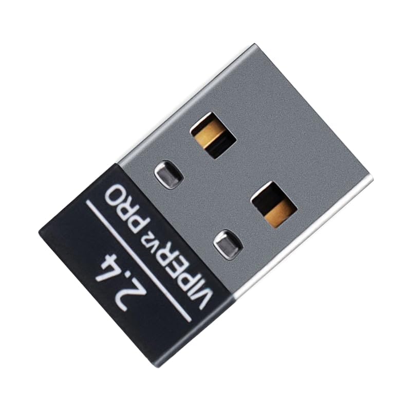 HLUCHY USB Dongle Receiver Wireless Gaming Mouse USB Adapter for Razer Viper V2 Pro