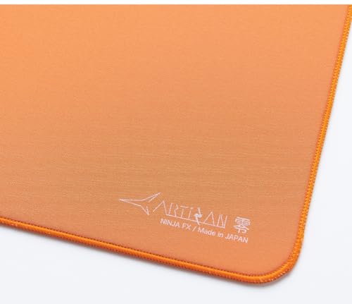 ARTISAN Artisan FX Zero MID Orange Gaming Mouse Pad eSports (XL, Orange)