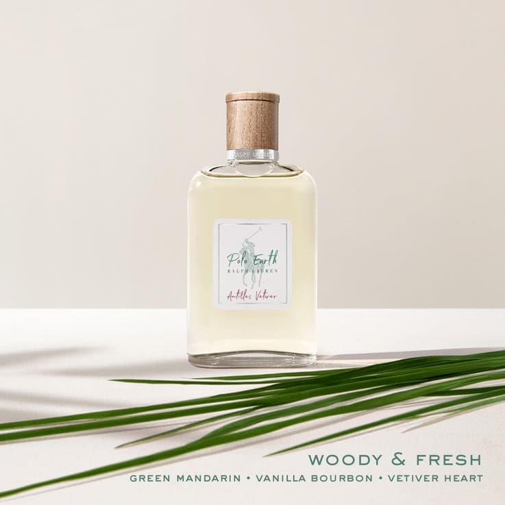 RALPH LAUREN FRAGRANCES - Polo Earth - Antilles Vetiver - Eau de Toilette - Citrus & Woody - With Notes of Bergamot, Sage, and Vanilla - 1.35 Fl Oz