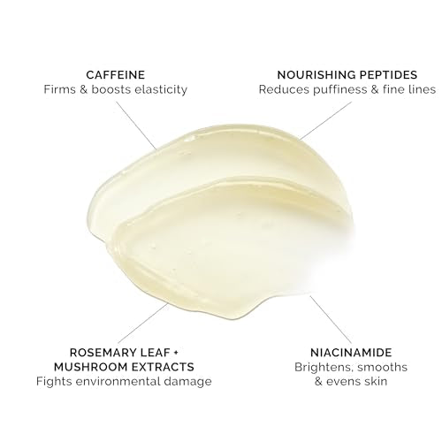 MDSolarSciences Revitalizing Eye Gel, Fine Line Treatment, Anti-Aging, Reduces Dark Circles, Puffiness, and Wrinkles, Firming Eye Treatment with Antioxidants and Hyaluronic Acid, 0.5 oz