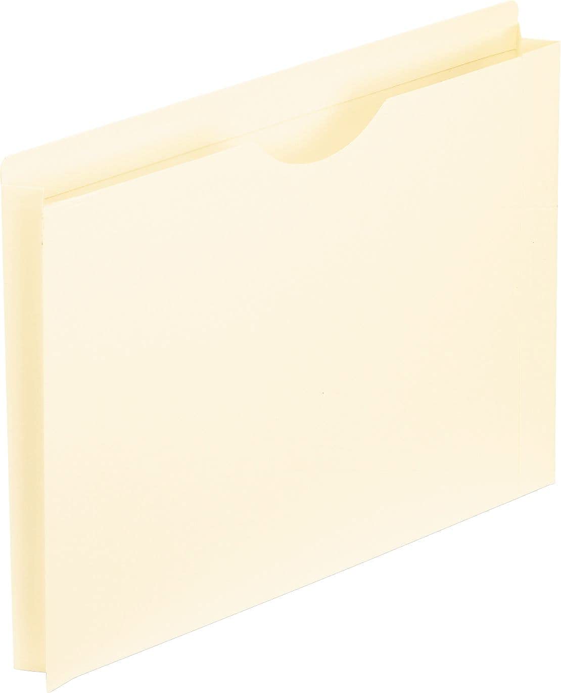 Pendaflex File Jackets, Letter Size, Manila, Reinforced Straight-Cut Tabs with Thumb Cut, 50 per Box (22150)