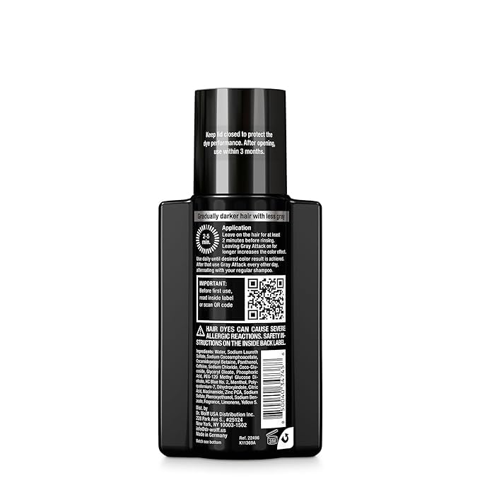 Alpecin Gray Attack Caffeine & Color Shampoo, 6.76 Fl Oz (Pack of 2)