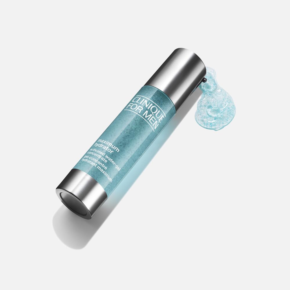Clinique Men Maximum Hydrator Activated Water-Gel Concentrate | For An Instant Moisture Boost, 1.6 Fl Oz