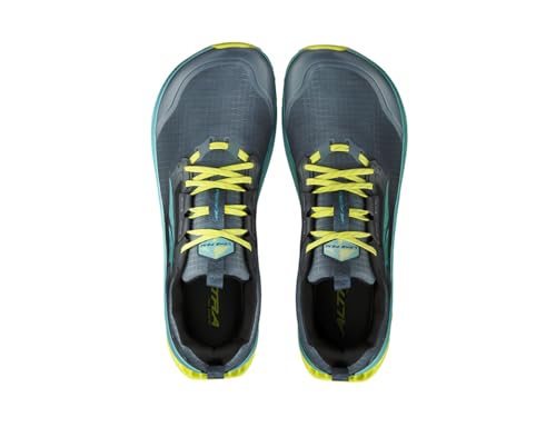 ALTRA Men's Lone Peak 8 Trail Running Shoe, Black/Green, 10