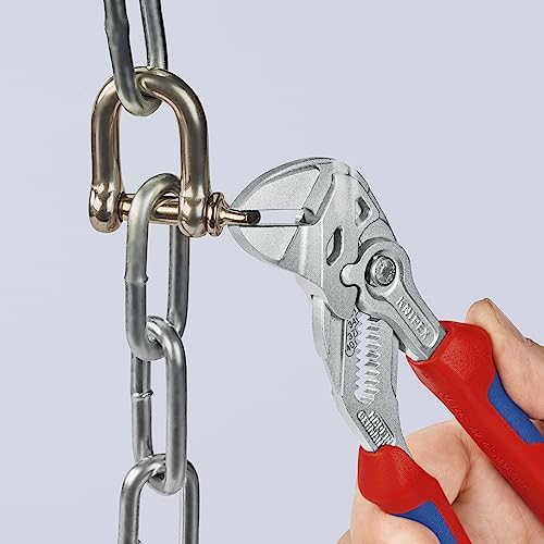KNIPEX Tools 86 05 180 7-Inch Pliers Wrench Comfort Grip