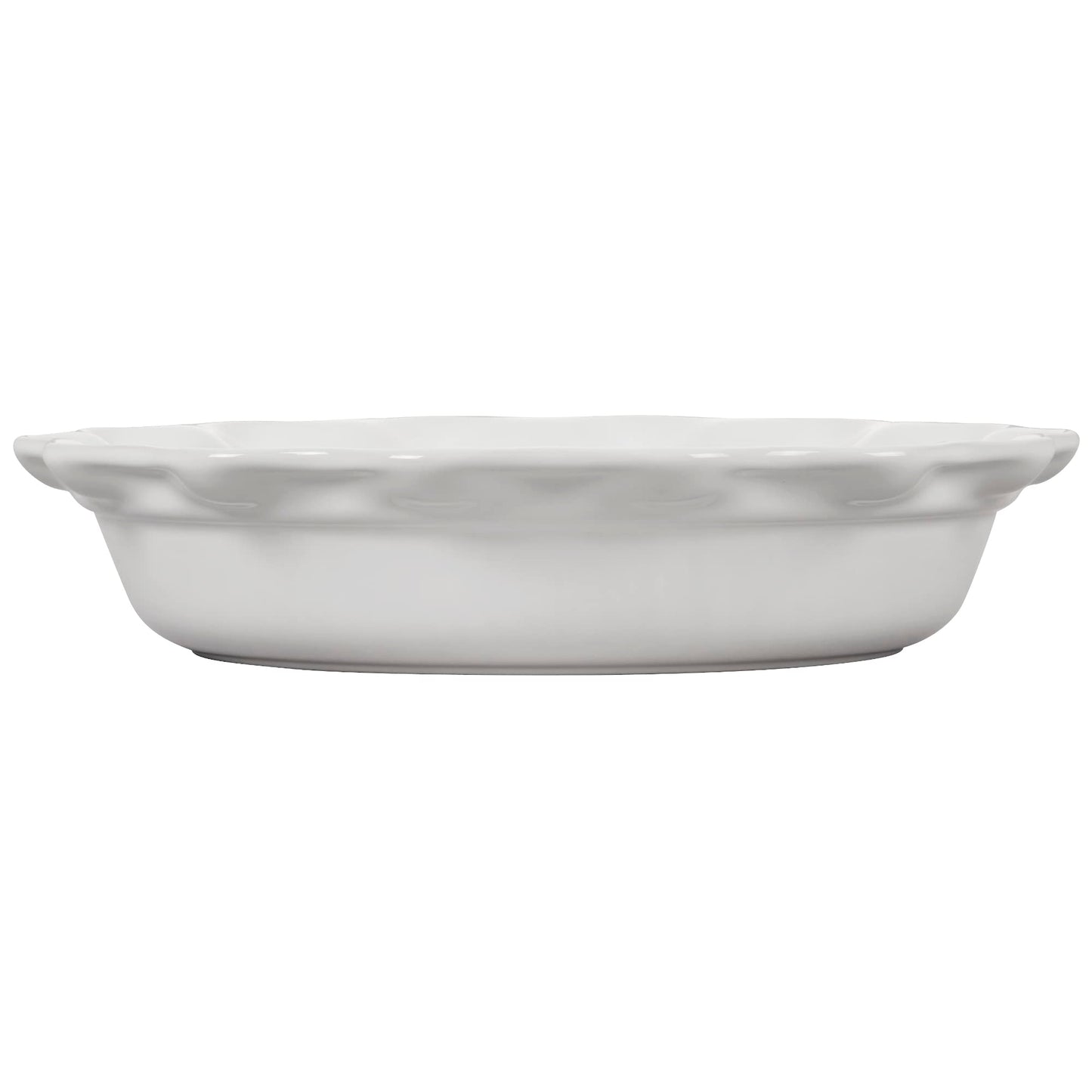 Le Creuset Stoneware 9" Heritage Pie Dish, White