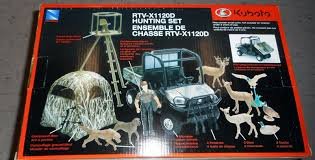 Kubota Hunting Playset w/ RTV-X1120D 1:18 Scale