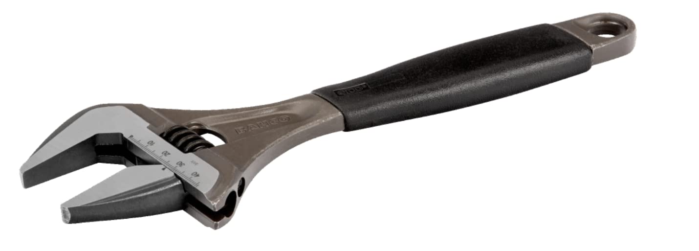 Bahco 9035 R US Ergo X-Wide Adjustable Wrench, 12-Inch, Black , Gray