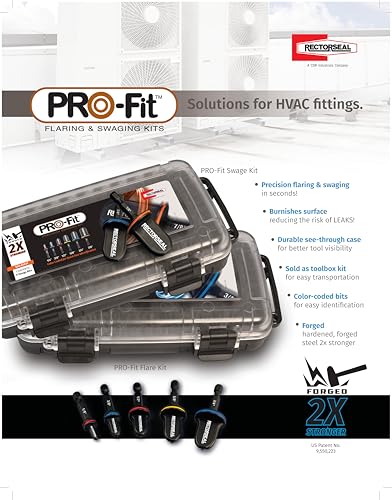 Rectorseal PRO-Fit Precision Flaring Kit, Black