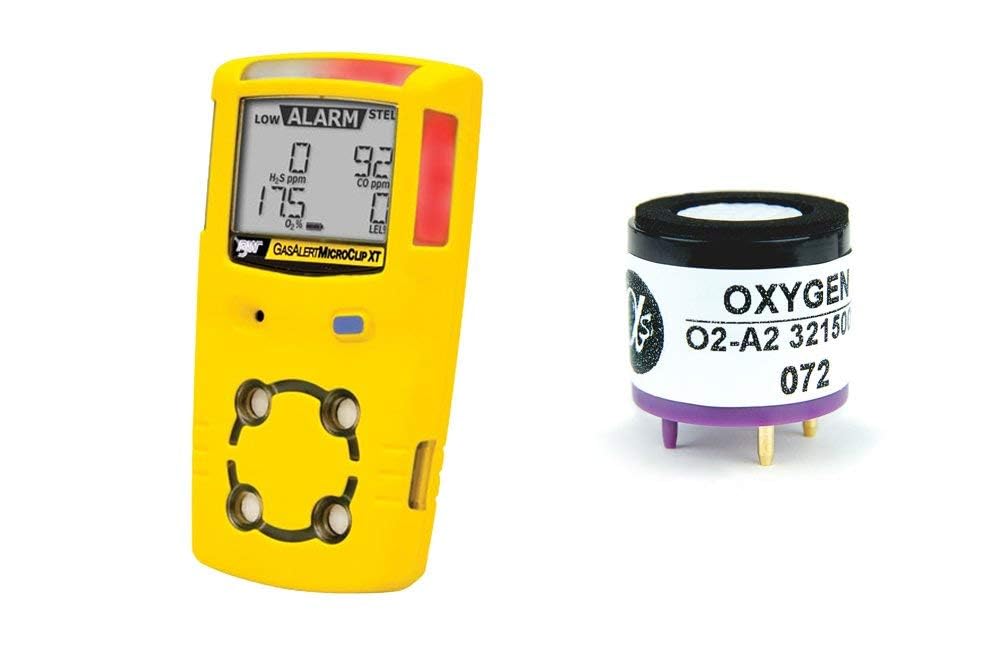 Alphasense O2-A2 Oxygen Sensor Compatible with BW Technologies Replacement Oxygen Sensor for MSA Orion