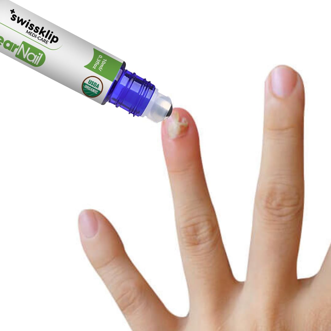 Swissklip Medi-Care Toenail Stick I Natural Solution for Healthy Nails I Suitable For Foot, Toe, and Fingernail I For Brittle Toenails – 10ml / 0.3 Fl. Oz. Pack of 3 - Made in USA