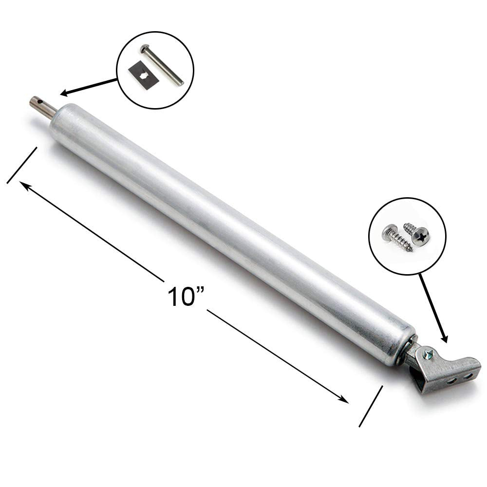 Trash Chute Door Hydraulic Closer. 10 Inch Retracted Piston Pump for Bottom & Side Hinged Laundry and Garbage Doors.
