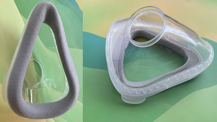 2 Count Replacement Cushion Compatible with AirFit AirTouch Mask F20 (Large) Soft and Durable Material, Covers Nose and Mouth-Great Seal Memory Foam,No Air Leaking