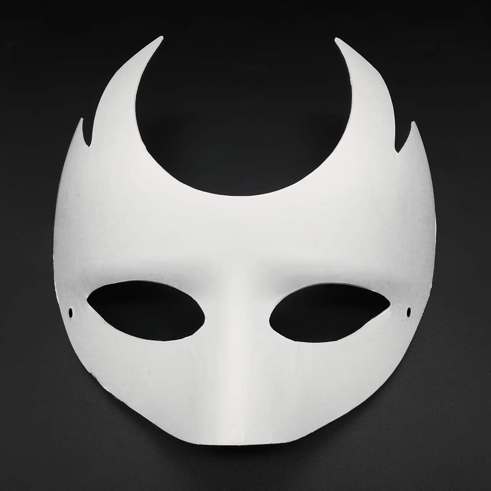 Lynkaye White Plain Masks,16 pcs DIY Unpainted Masquerade Masks(16 Pcs) (Style B)