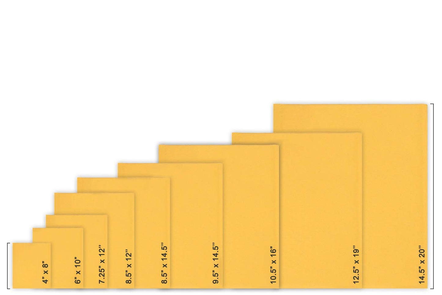 12.5x19 inches Kraft Bubble Mailer Self Seal Bubble Shipping Envelopes 50 Pack Padded Envelopes Thick Bubble Mailers Packaging for Small Business #6