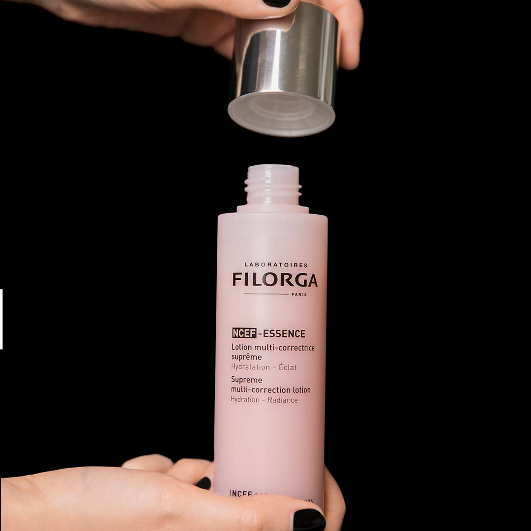 Filorga NCEF-Essence Hydrating Daily Face Lotion for Instant Moisturizing & Skin Brightening, Delivers Full and Long Lasting Hydration in 30 Minutes, 5.07 fl. oz.