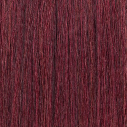 Sensationnel What lace 13x6 Wigs - solana lacefrontal hand tied glueless synthetic with natural density preplucked hairline (BURGUNDYWINE)